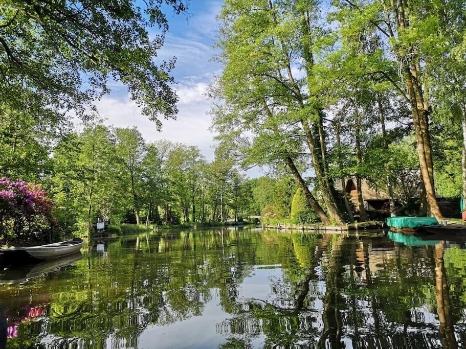 Ferienwohnung Im Vogelhaus Mit Dachterasse Und Grossem Garten Calau Exterior foto