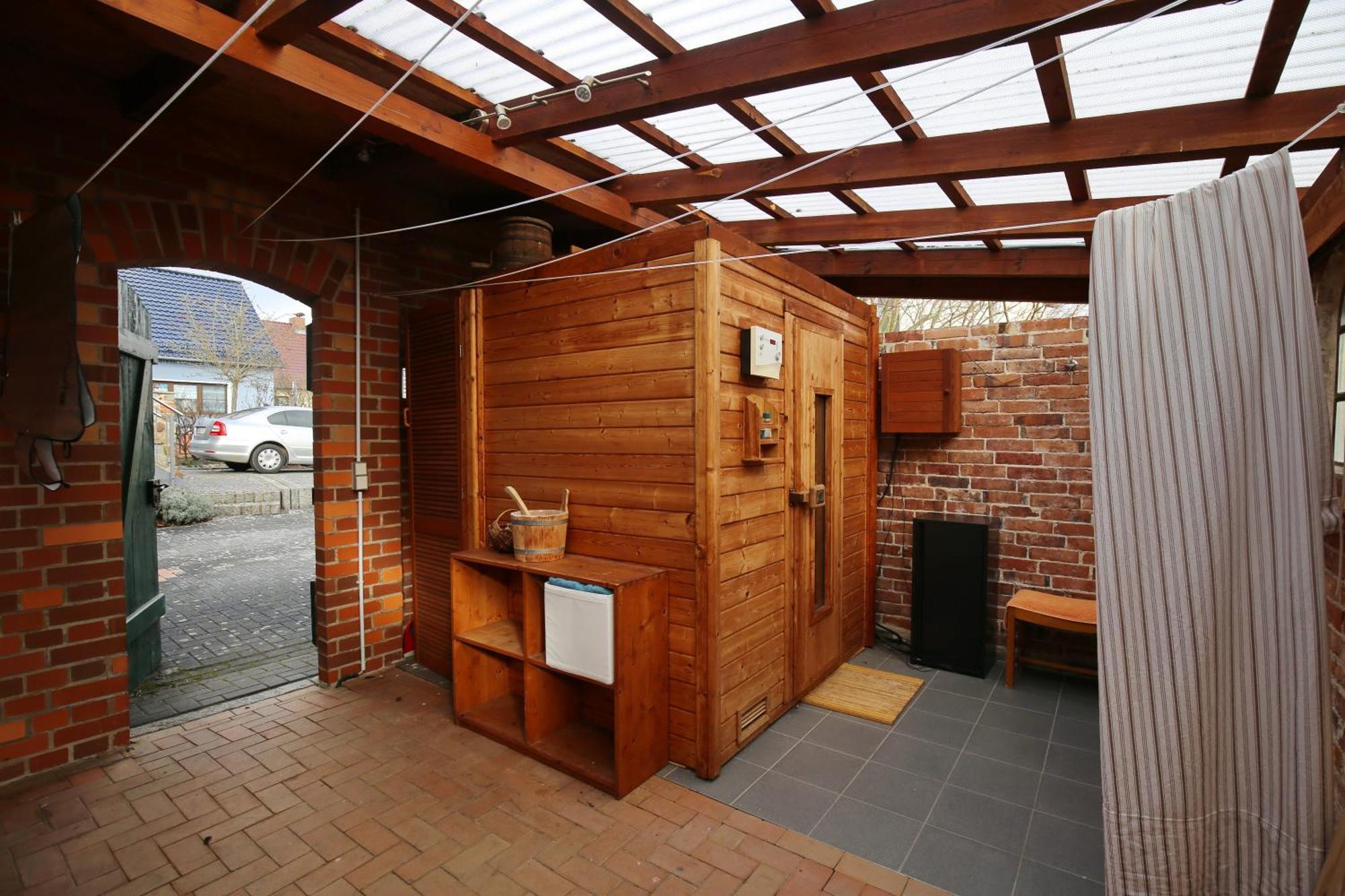 Ferienwohnung Im Vogelhaus Mit Dachterasse Und Grossem Garten Calau Exterior foto